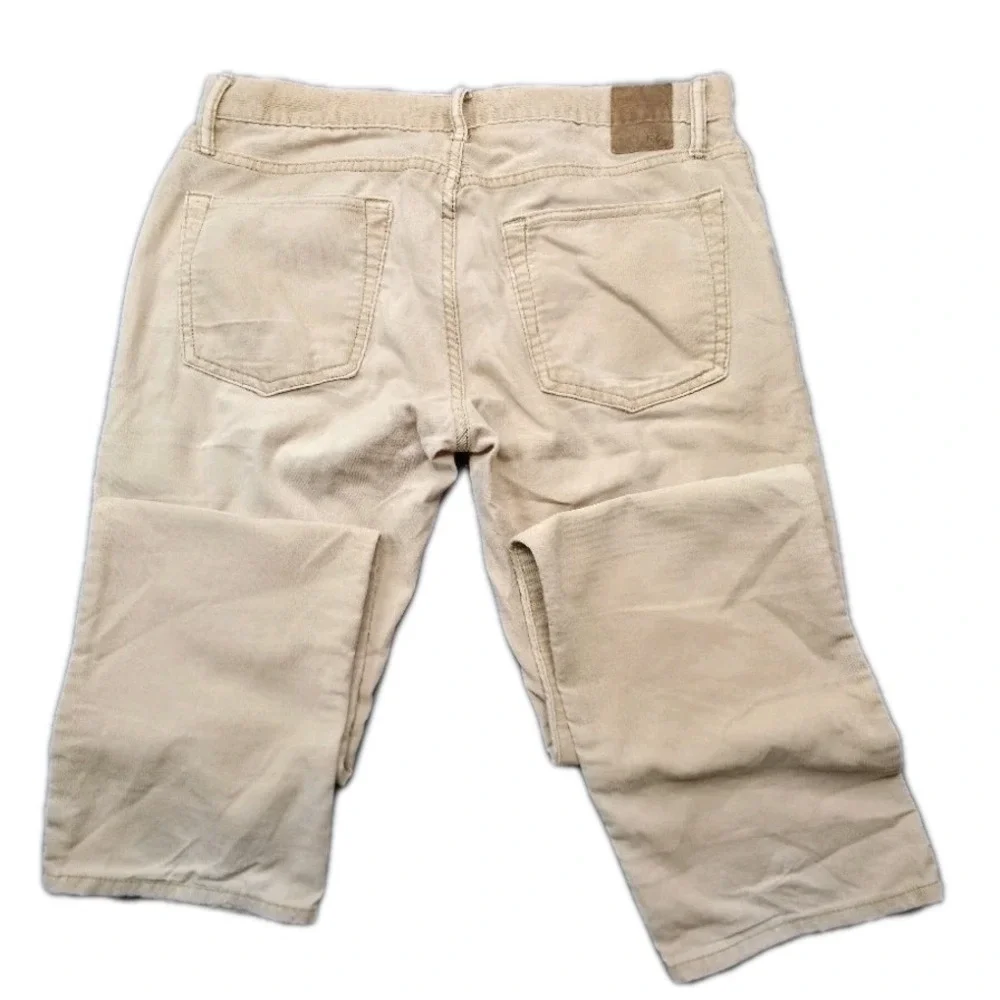GAP 1969 Jeans Mens 31x 30 Tan Beige Pants Straight Fit Straight Faded Denim